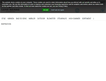 Tablet Screenshot of lenebjerre.com